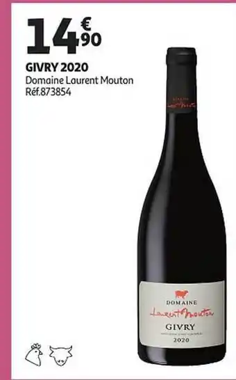 Auchan Givry 2020 domaine laurent mouton offre