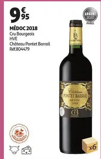 Médoc 2018 cru bourgeois château pontet barrail