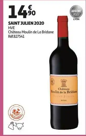 Auchan Saint julien 2020 château moulin de la bridane offre