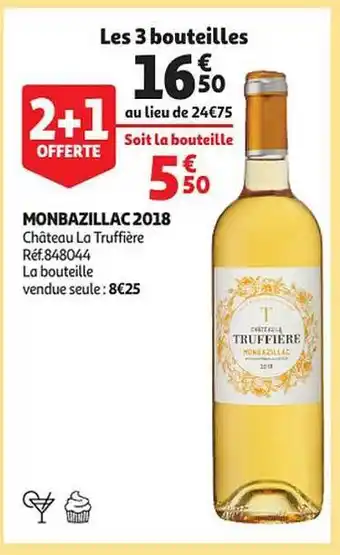 Auchan Monbazillac 2018 château la truffière offre