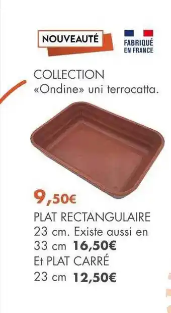 E.Leclerc Plat rectangulaire collection ondine offre