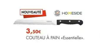 E.Leclerc Couteau à pain «essentielle» homeside offre