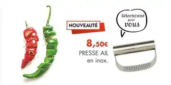 E.Leclerc Presse ail en inox offre