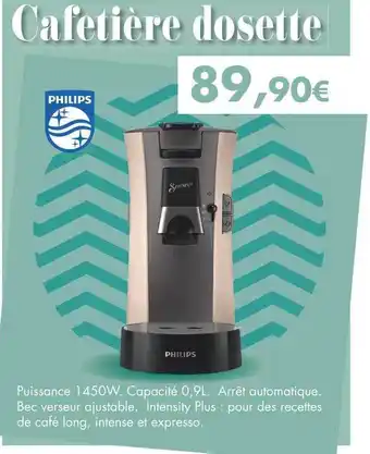 E.Leclerc Cafetière dosette philips offre