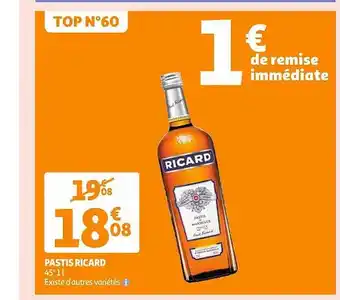 Auchan Pastis ricard offre