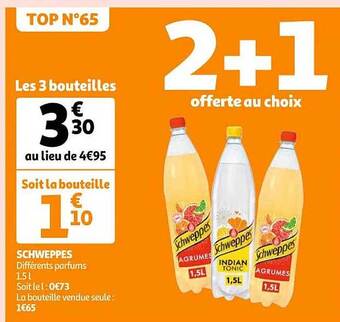 Auchan Schweppes offre