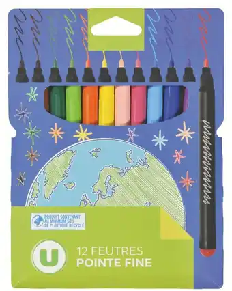Super U 12 FEUTRES DE COLORIAGE offre