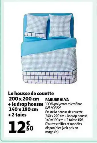 Auchan Parure alya offre
