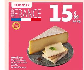 Auchan Comté aop offre
