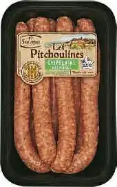 Spar CHIPOLATAS AUX HERBES TRESSÉES À LA MAIN LES PICHOULINES offre