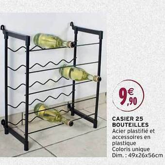 Intermarché Casier 25 bouteilles offre