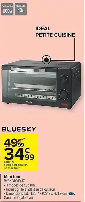 Carrefour Market Mini four bluesky offre