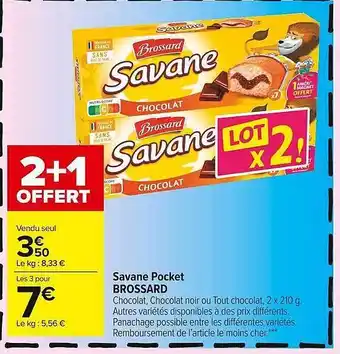 Carrefour Market Savane pocket brossard offre