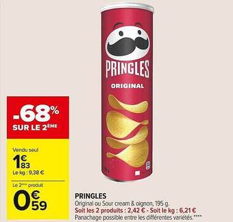 Carrefour Market Pringles offre