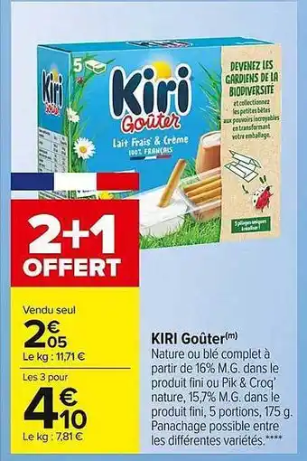 Kiri goûter