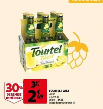 Auchan Tourtel twist offre