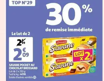 Auchan Savane pocket au chocolat brossard offre