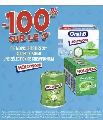 Chewing-gum hollywood
