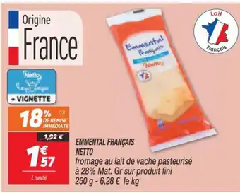 Netto Emmental Français Netto offre