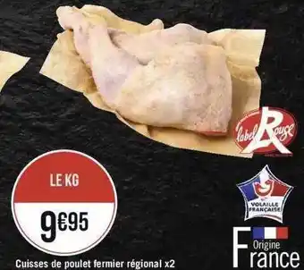 Géant Casino Cuisses de poulet fermier régional x2 offre