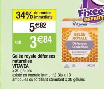 Gelée royale défenses naturelles vitavea