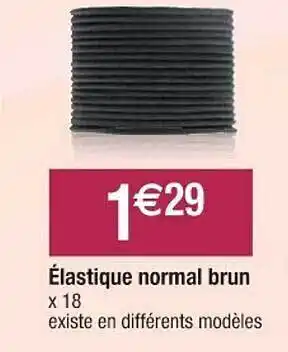 Élastique normal brun