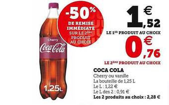 Hyper U Coca cola offre