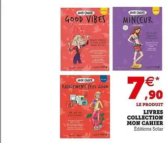 Hyper U Livres collection mon cahier offre