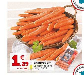 Hyper U Carotte u offre