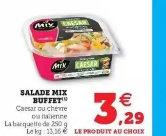Super U Salade mix buffet offre