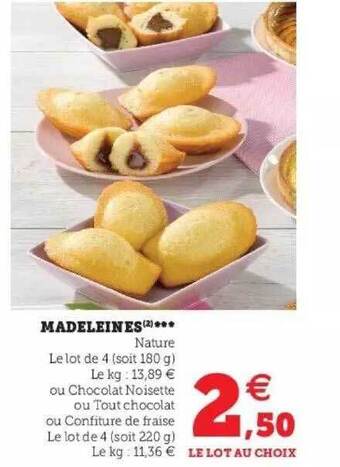 Super U Madeleines offre