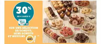 Super U Donuts, mini donuts et muffins offre