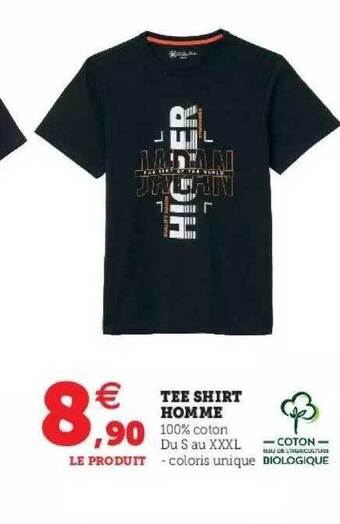 Super U Tee shirt homme offre
