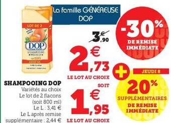 U Express Shampooing dop offre