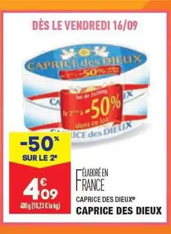 ALDI Caprice des dieux offre