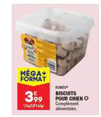 Biscuits pour chien roméo