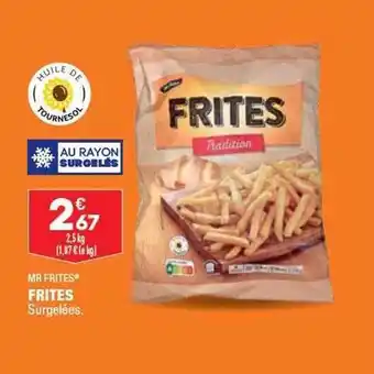 ALDI Frites mr frites offre