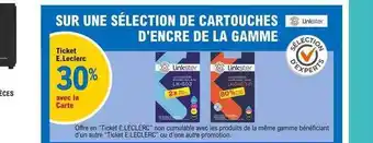 E.Leclerc Cartouches d'encre de la gamme linkster offre