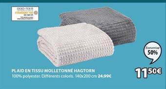 JYSK Plaid en tissu molletonné hagtorn offre