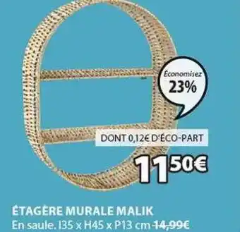 Étagère murale malik