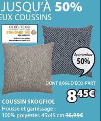JYSK Coussin skogfiol offre