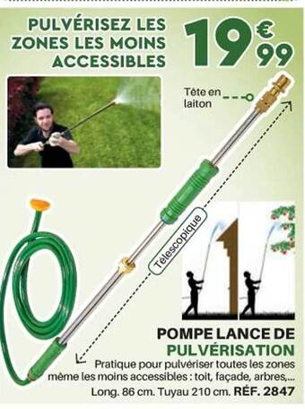 Shopix Pompe lance de pulvérisation offre
