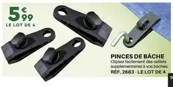 Shopix Pinces de bâche offre