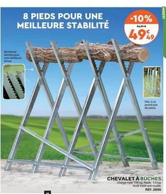 Shopix Chevalet à bûches offre