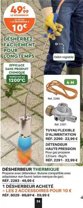 Shopix Désherbeur thermique offre
