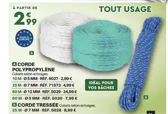Shopix Corde polypropylène offre