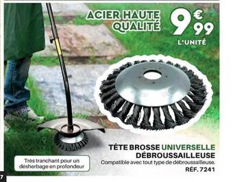 Shopix Tête brosse universelle débroussailleuse offre