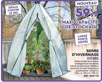 Shopix Serre d'hivernage dôme offre