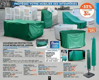 Shopix Housses de protection pour mobilier de jardin offre