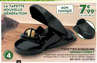 Shopix Tapettes rongeurs grand format offre